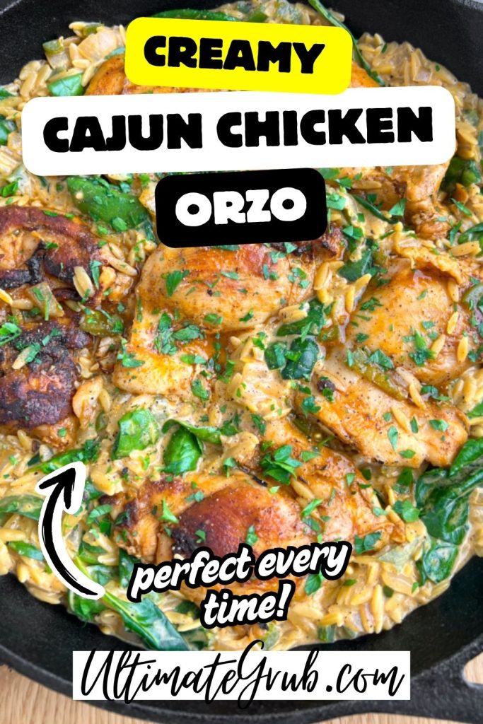 cajun chicken orzo