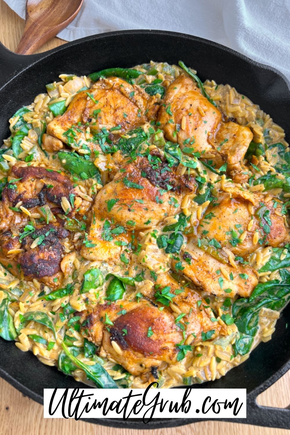 cajun chicken orzo