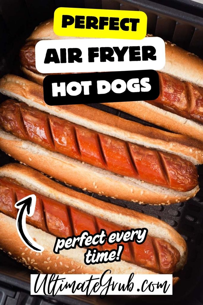 air fryer hot dogs